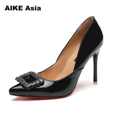 Load image into Gallery viewer, Women Pumps High Heels Fashion Diamond Heel Shoes Women Fashion Pointed Toe Extreme High Heels Female Shoes Stiletto Heels