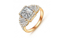 Load image into Gallery viewer, Wedding Rings Gold/Silver Color Micro Inlay Zircon Angel Wings Rings
