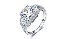 Load image into Gallery viewer, Wedding Rings Gold/Silver Color Micro Inlay Zircon Angel Wings Rings