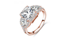 Load image into Gallery viewer, Wedding Rings Gold/Silver Color Micro Inlay Zircon Angel Wings Rings