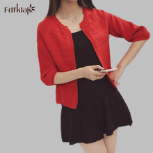 Load image into Gallery viewer, Sweater For Women Cardigan Women 2016 Autumn Knitted Women Casual Sweater Knitwears Poncho Pull Femme Tunics Pink Red Black E438