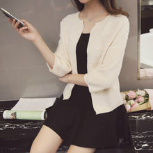 Load image into Gallery viewer, Sweater For Women Cardigan Women 2016 Autumn Knitted Women Casual Sweater Knitwears Poncho Pull Femme Tunics Pink Red Black E438